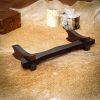 Single Tier Handcrafted Genuine Hardwood Sword and Axe Stand