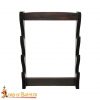 Three Tier Sword / Axe Stand Handcrafted Genuine Hardwood