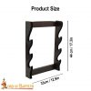 Three Tier Sword / Axe Stand Handcrafted Genuine Hardwood