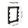 Three Tier Sword / Axe Stand Handcrafted Genuine Hardwood