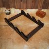 Three Tier Sword / Axe Stand Handcrafted Genuine Hardwood