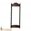 Eight Tier Wall Mounting Handcrafted Genuine Hardwood Sword and Axe Stand