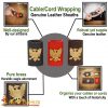 Cable Wrapping Genuine Leather Sheaths