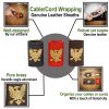 Cable Wrapping Genuine Leather Sheaths