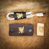 Cable Wrapping Genuine Leather Sheaths