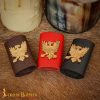 Cable Wrapping Genuine Leather Sheaths