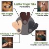Genuine Leather Archery Finger Tabs / Protectors Set of 3