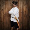 Handcrafted Genuine Leather Frog for Wooden Swords