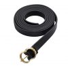 Thin Medieval Belt with Solid Brass Buckle