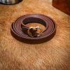 Thin Medieval Belt with Solid Brass Buckle