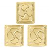 Roman Floral Belt Decoration Set of 3