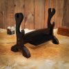 Two Tier Handcrafted Genuine Hardwood Axe / Sword Stand