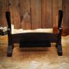 Two Tier Handcrafted Genuine Hardwood Axe / Sword Stand