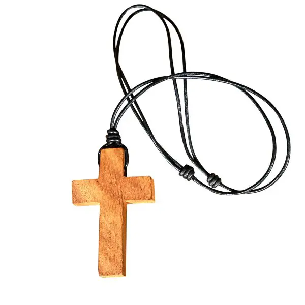 Holy Cross Wooden Pendant Elevate Your Style