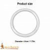Nickle Coated Steel Ring Set of 5 1.75 inches