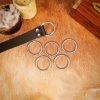 Nickle Coated Steel Rings Set of 5 1.5inches