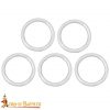 Nickle Coated Steel Rings Set of 5 1inch