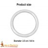 Nickle Coated Steel Rings Set of 5 1inch
