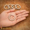 Nickle Coated Steel Rings Set of 5 1inch