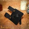 Medieval Authentic Leather Sword and Axe Frog