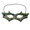 Steampunk Eye Mask with Embossed Gear Motifs