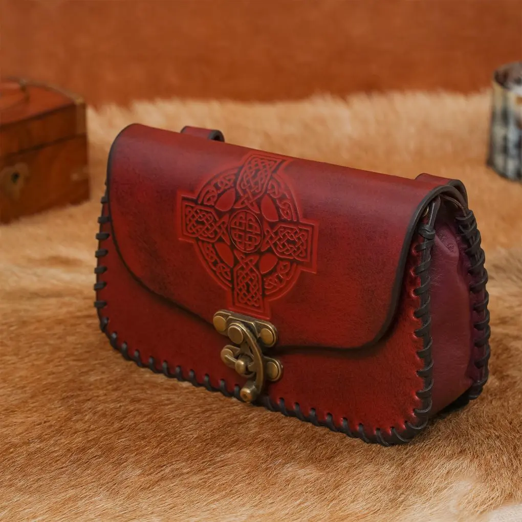 Medieval Fantasy Leather Belt Bag Unmatched Elegance