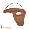 Fantasy Opera Villain Leather Face Patch / Mask