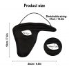 Fantasy Opera Villain Leather Face Patch / Mask