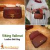Viking Valknut Genuine Leather Belt Bag
