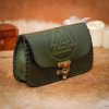 Viking Valknut Genuine Leather Belt Bag
