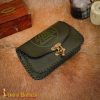 Viking Valknut Genuine Leather Belt Bag