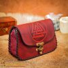 Viking Valknut Genuine Leather Belt Bag