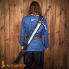 Medieval Back Hanger Baldric Genuine Leather Sword Sheath