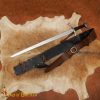 Medieval Back Hanger Baldric Genuine Leather Sword Sheath