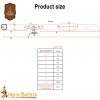 Captain Blackheart" Pirate Sword Hanging Genuine Leather Baldric