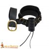 Captain Blackheart" Pirate Sword Hanging Genuine Leather Baldric