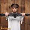 Captain Blackheart" Pirate Sword Hanging Genuine Leather Baldric