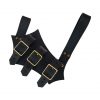 Medieval Leather Sword and Axe Frog Right Handed