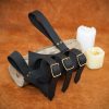 Medieval Leather Sword and Axe Frog Right Handed
