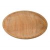 Medieval Wooden Plate Hand Crafted Useful Hardwood Cutlery, approx. 23 cm diameter