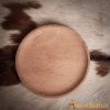 Medieval Wooden Plate Hand Crafted Useful Hardwood Cutlery, approx. 23 cm diameter