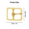 Pure Brass Buckle for Small Leather Straps