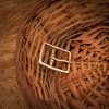 Pure Brass Buckle for Small Leather Straps