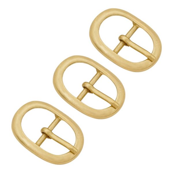 Medieval Pure Brass Buckle Set of 3