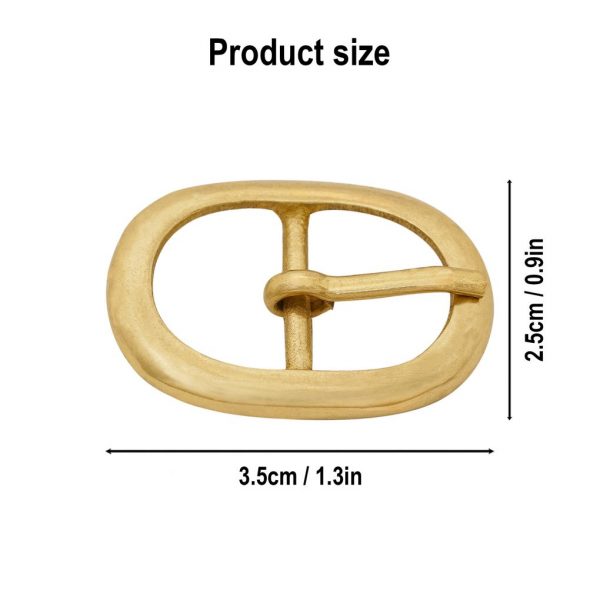 Medieval Pure Brass Buckle Set of 3