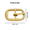 Medieval Small Brass Buckle Set of 3