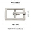 Small Steel Buckle Set of 3