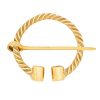 Viking Penannular Brooch Pure Brass Cloak Clasp
