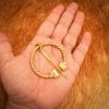 Viking Penannular Brooch Pure Brass Cloak Clasp
