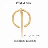 Viking Penannular Small Brooch Pure Brass Cloak Clasp